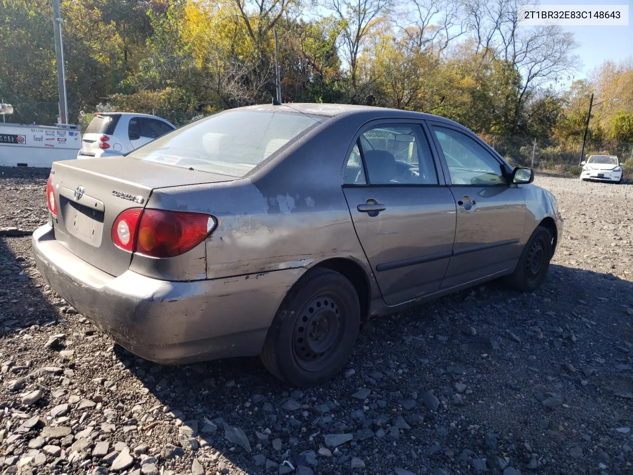 2T1BR32E83C148643 2003 Toyota Corolla Ce