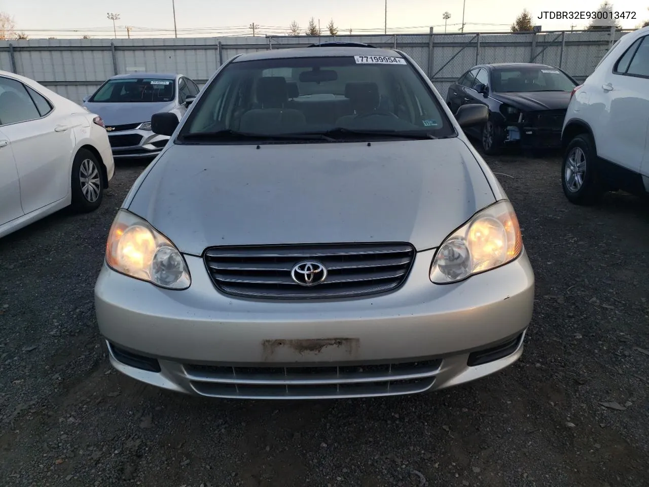 2003 Toyota Corolla Ce VIN: JTDBR32E930013472 Lot: 77199954