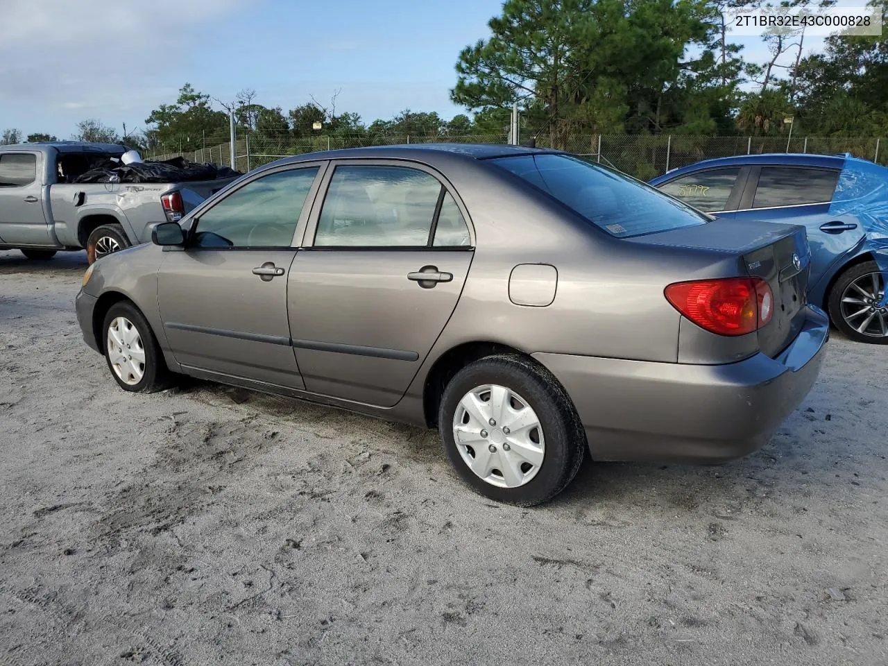 2003 Toyota Corolla Ce VIN: 2T1BR32E43C000828 Lot: 77324434