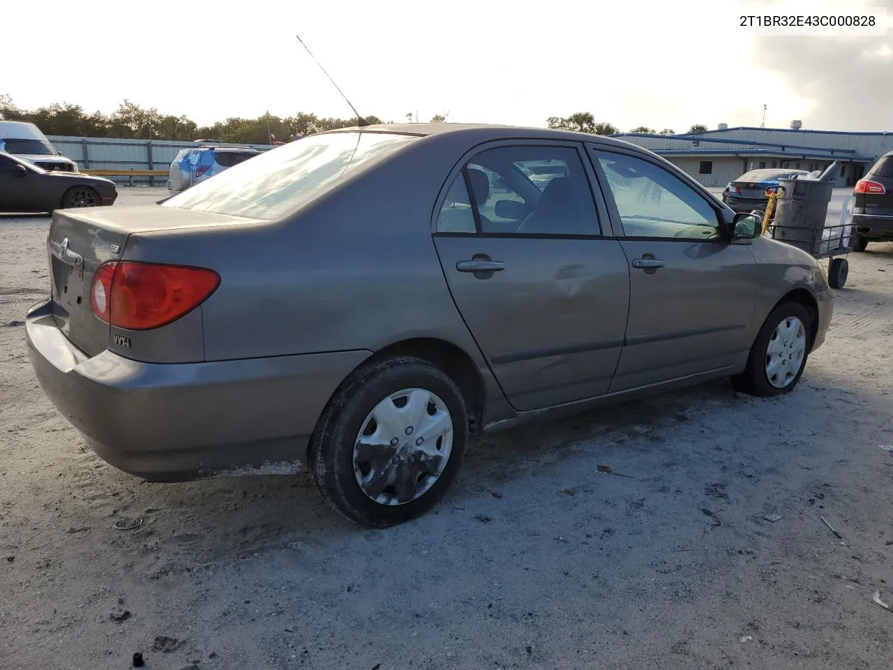 2003 Toyota Corolla Ce VIN: 2T1BR32E43C000828 Lot: 77324434