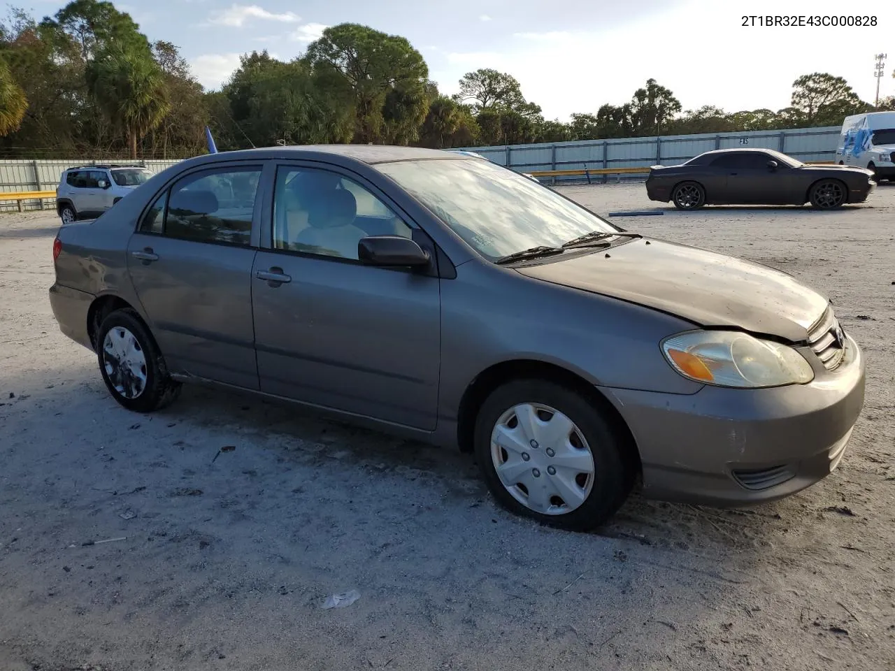 2003 Toyota Corolla Ce VIN: 2T1BR32E43C000828 Lot: 77324434