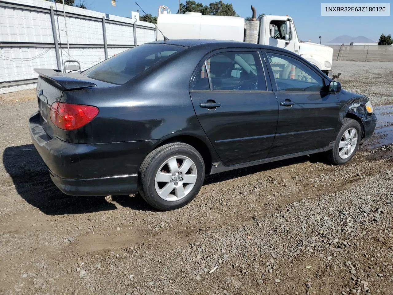 2003 Toyota Corolla Ce VIN: 1NXBR32E63Z180120 Lot: 77600424