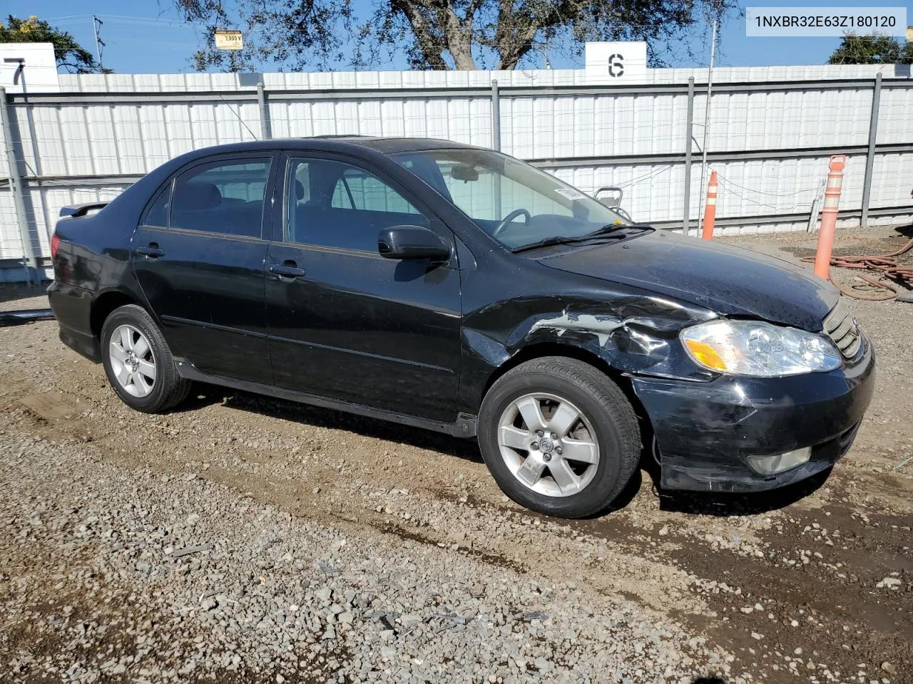 2003 Toyota Corolla Ce VIN: 1NXBR32E63Z180120 Lot: 77600424