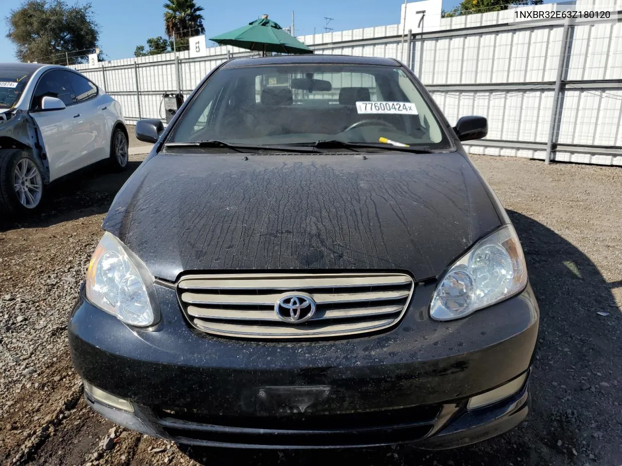 2003 Toyota Corolla Ce VIN: 1NXBR32E63Z180120 Lot: 77600424