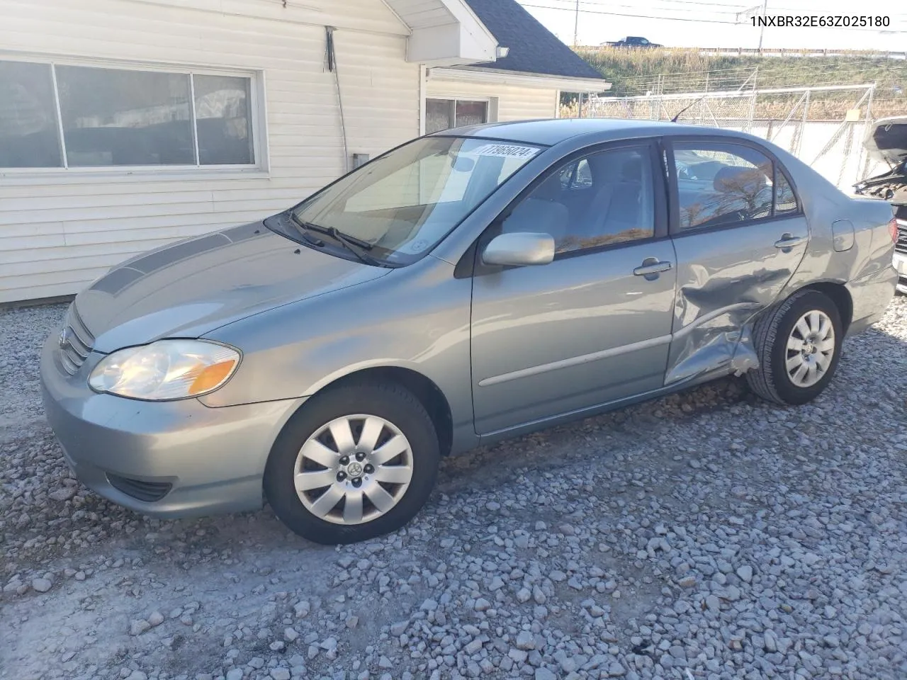 2003 Toyota Corolla Ce VIN: 1NXBR32E63Z025180 Lot: 77965024