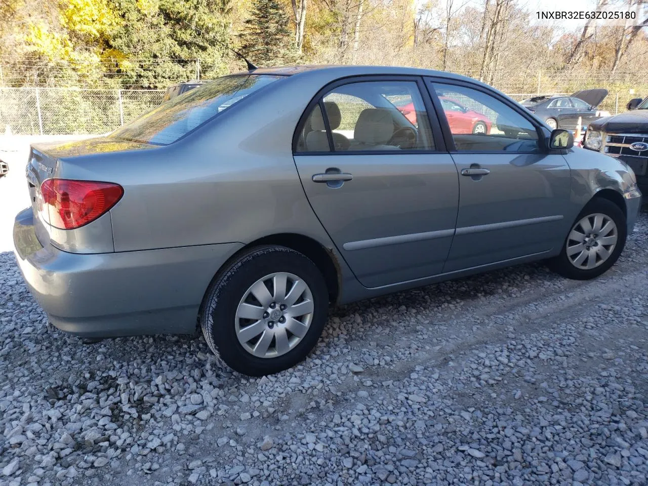 2003 Toyota Corolla Ce VIN: 1NXBR32E63Z025180 Lot: 77965024