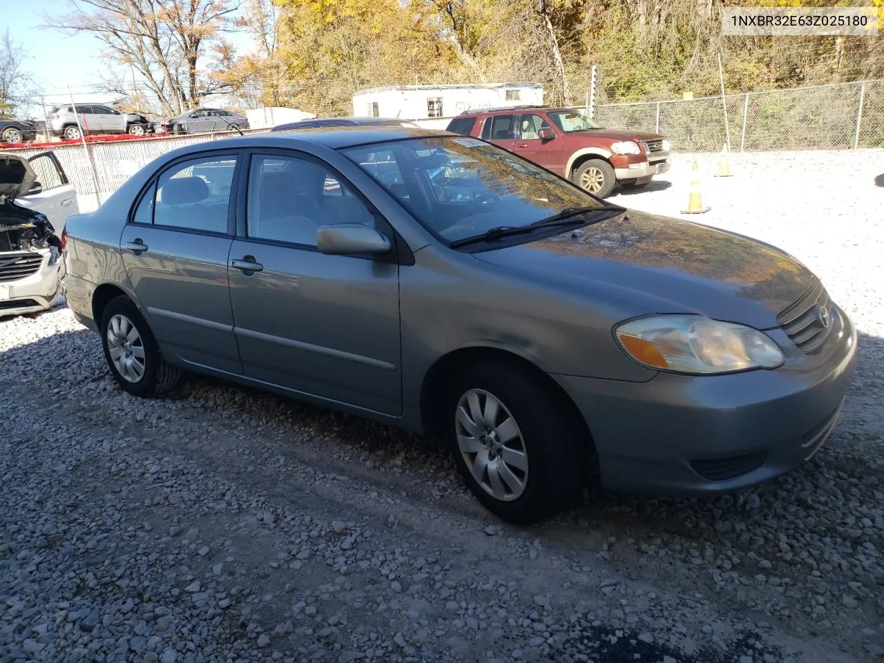 2003 Toyota Corolla Ce VIN: 1NXBR32E63Z025180 Lot: 77965024