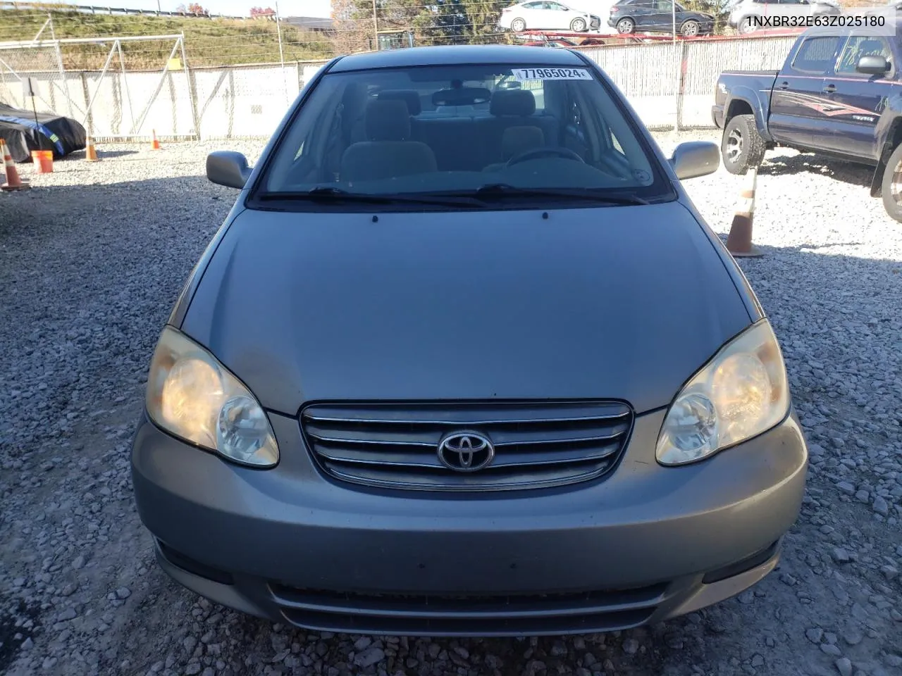 2003 Toyota Corolla Ce VIN: 1NXBR32E63Z025180 Lot: 77965024