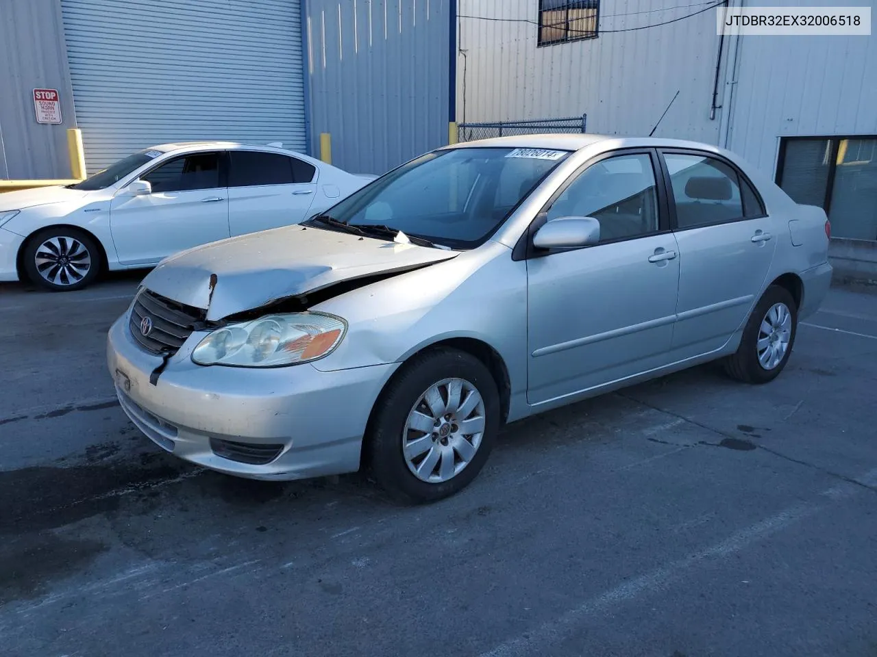 2003 Toyota Corolla Ce VIN: JTDBR32EX32006518 Lot: 78026014