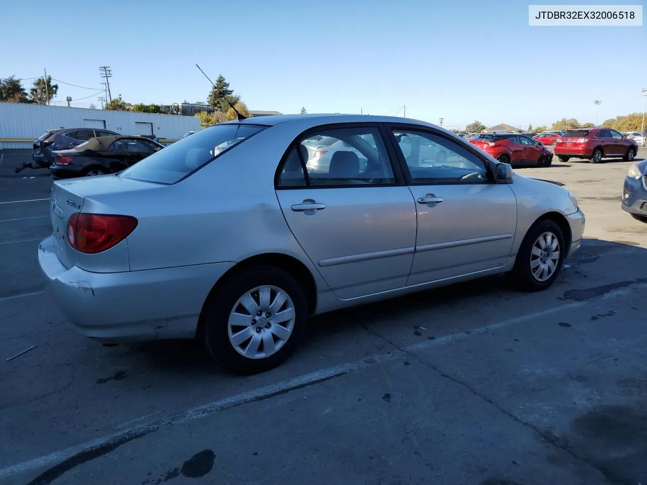 2003 Toyota Corolla Ce VIN: JTDBR32EX32006518 Lot: 78026014