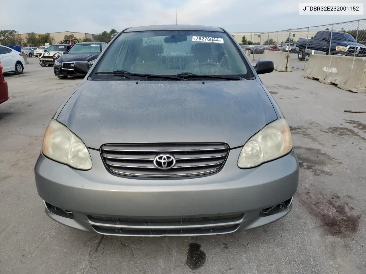 2003 Toyota Corolla Ce VIN: JTDBR32E232001152 Lot: 78276644