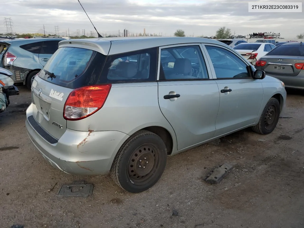 2003 Toyota Corolla Matrix Xr VIN: 2T1KR32E23C083319 Lot: 78289754