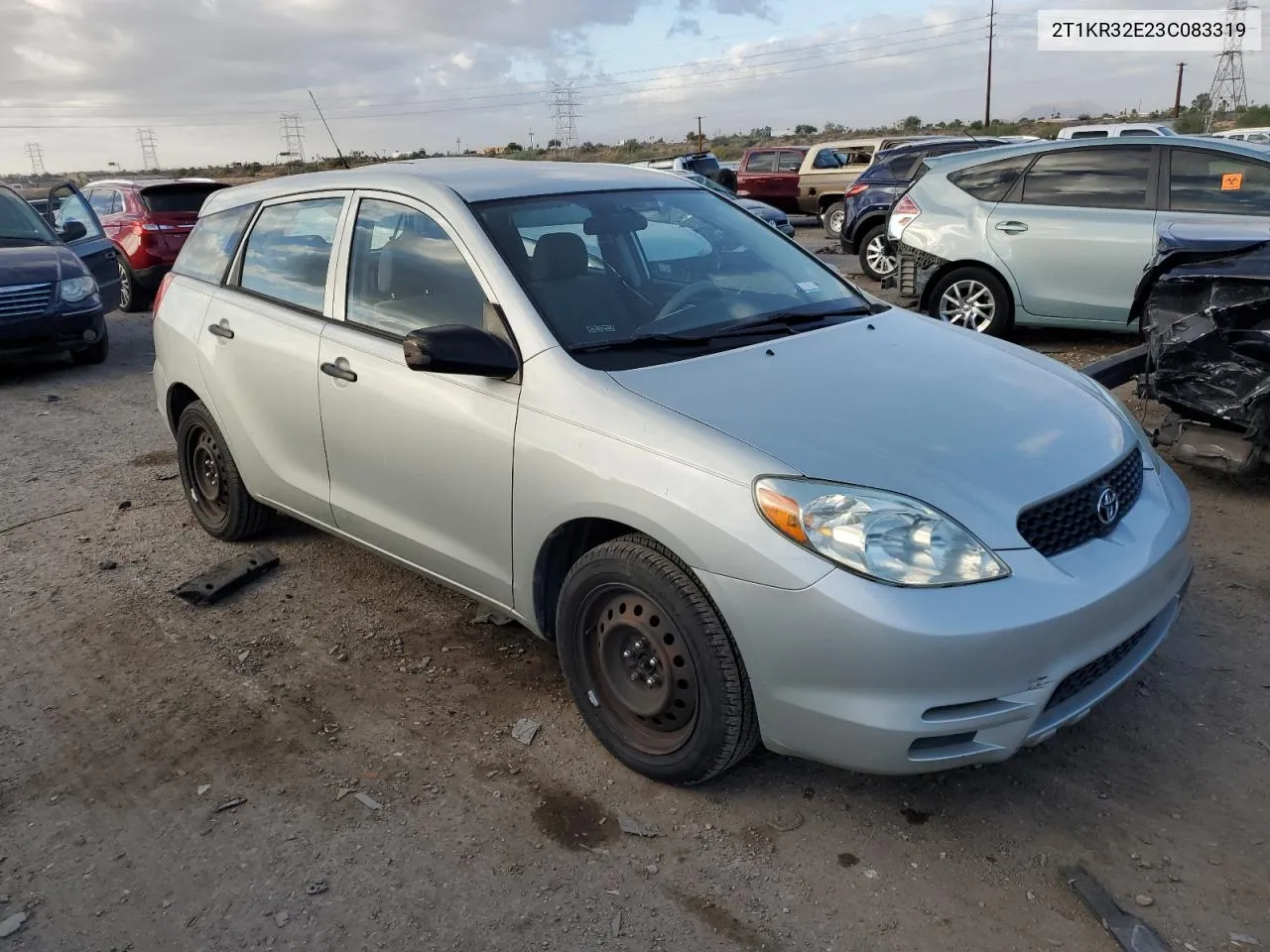 2003 Toyota Corolla Matrix Xr VIN: 2T1KR32E23C083319 Lot: 78289754