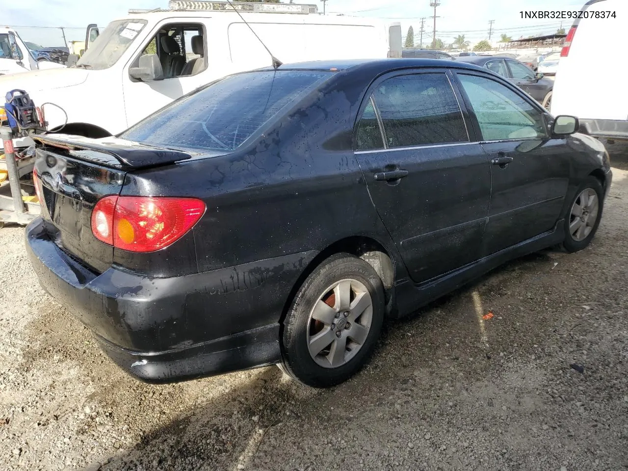 2003 Toyota Corolla Ce VIN: 1NXBR32E93Z078374 Lot: 78327254