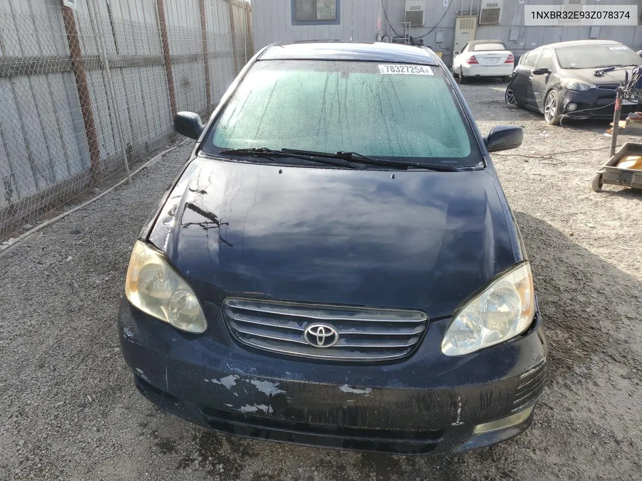 2003 Toyota Corolla Ce VIN: 1NXBR32E93Z078374 Lot: 78327254