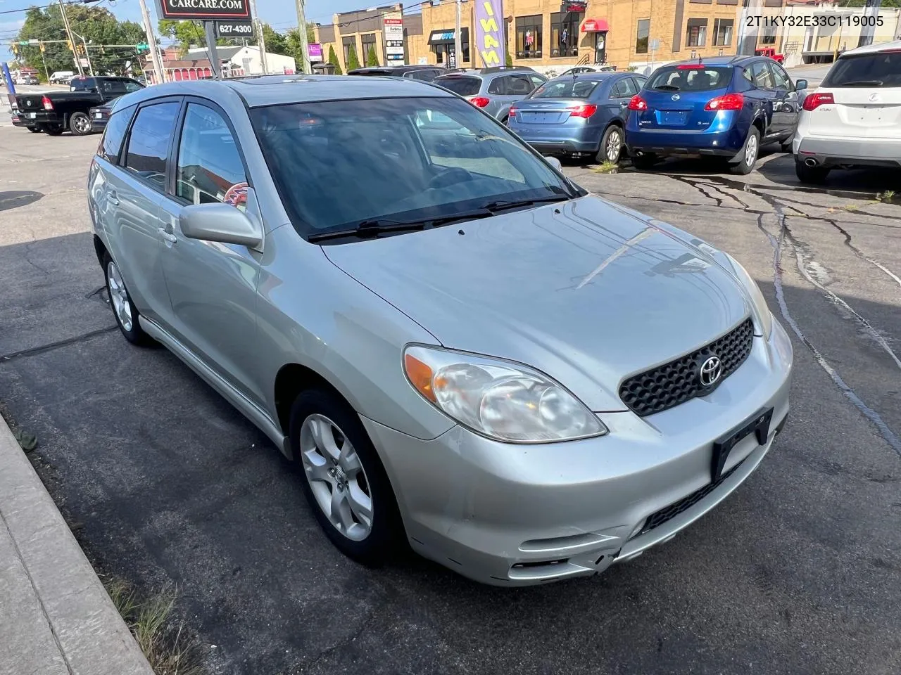 2003 Toyota Corolla Matrix Xrs VIN: 2T1KY32E33C119005 Lot: 78469754