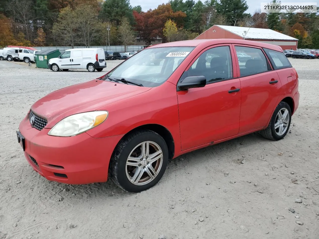 2003 Toyota Corolla Matrix Xr VIN: 2T1KR32E13C044625 Lot: 78608594