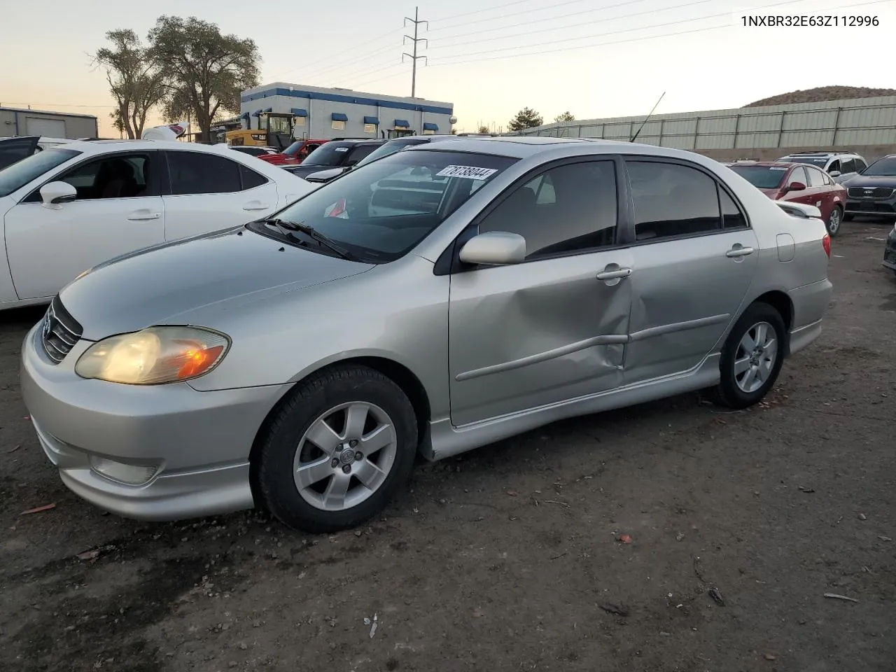 2003 Toyota Corolla Ce VIN: 1NXBR32E63Z112996 Lot: 78738044