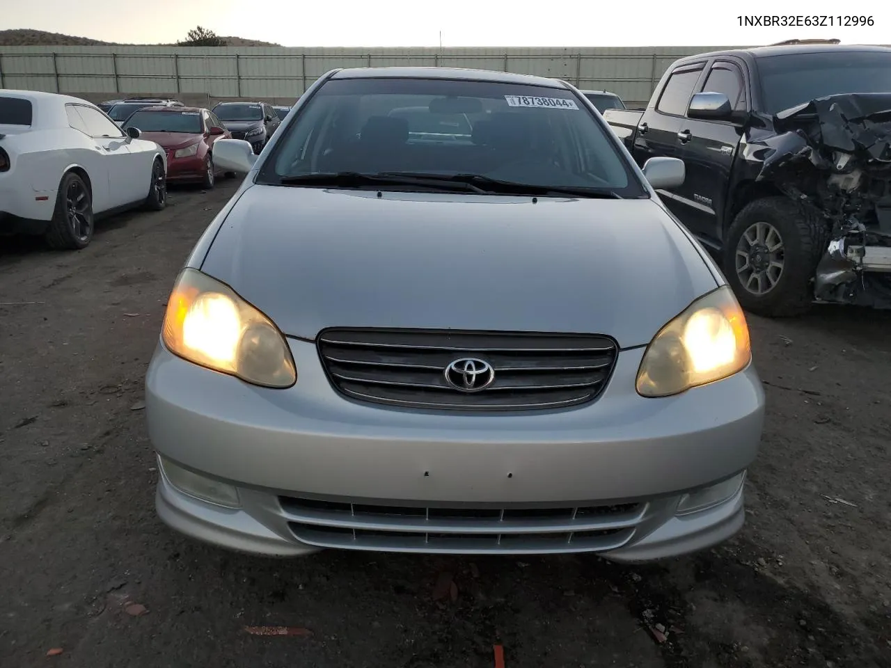 2003 Toyota Corolla Ce VIN: 1NXBR32E63Z112996 Lot: 78738044