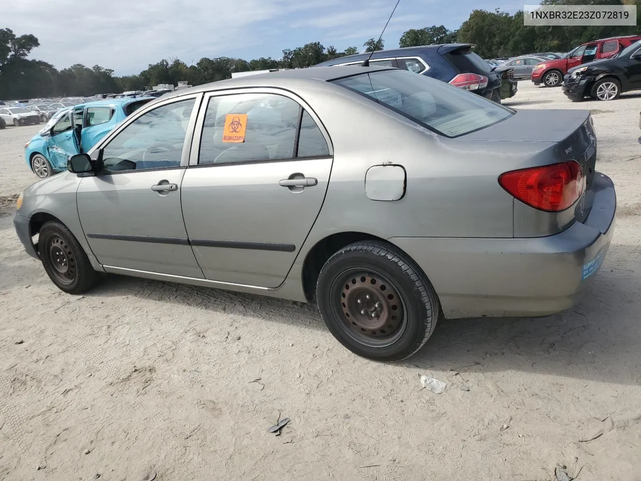 2003 Toyota Corolla Ce VIN: 1NXBR32E23Z072819 Lot: 78918554