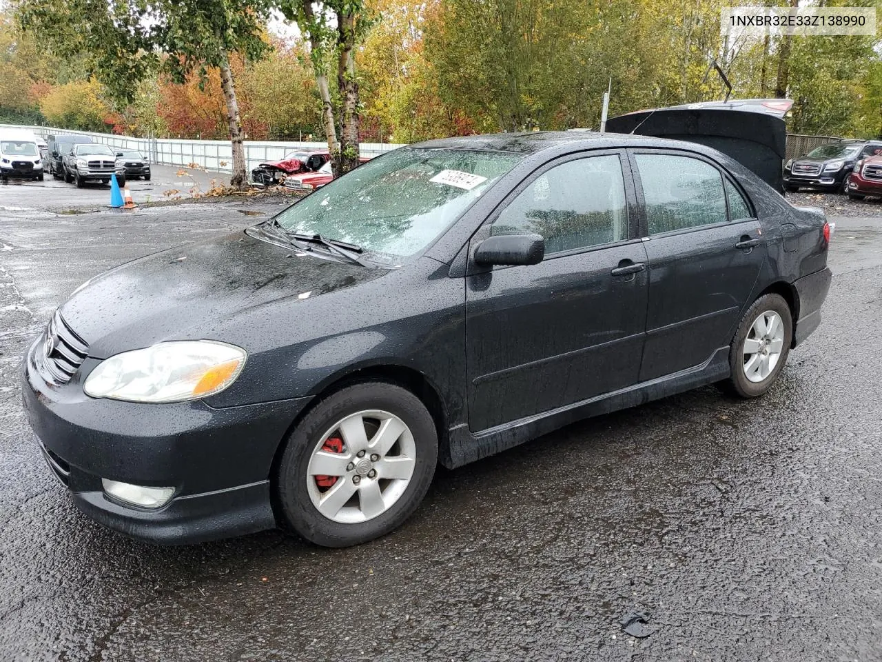 2003 Toyota Corolla Ce VIN: 1NXBR32E33Z138990 Lot: 78936974