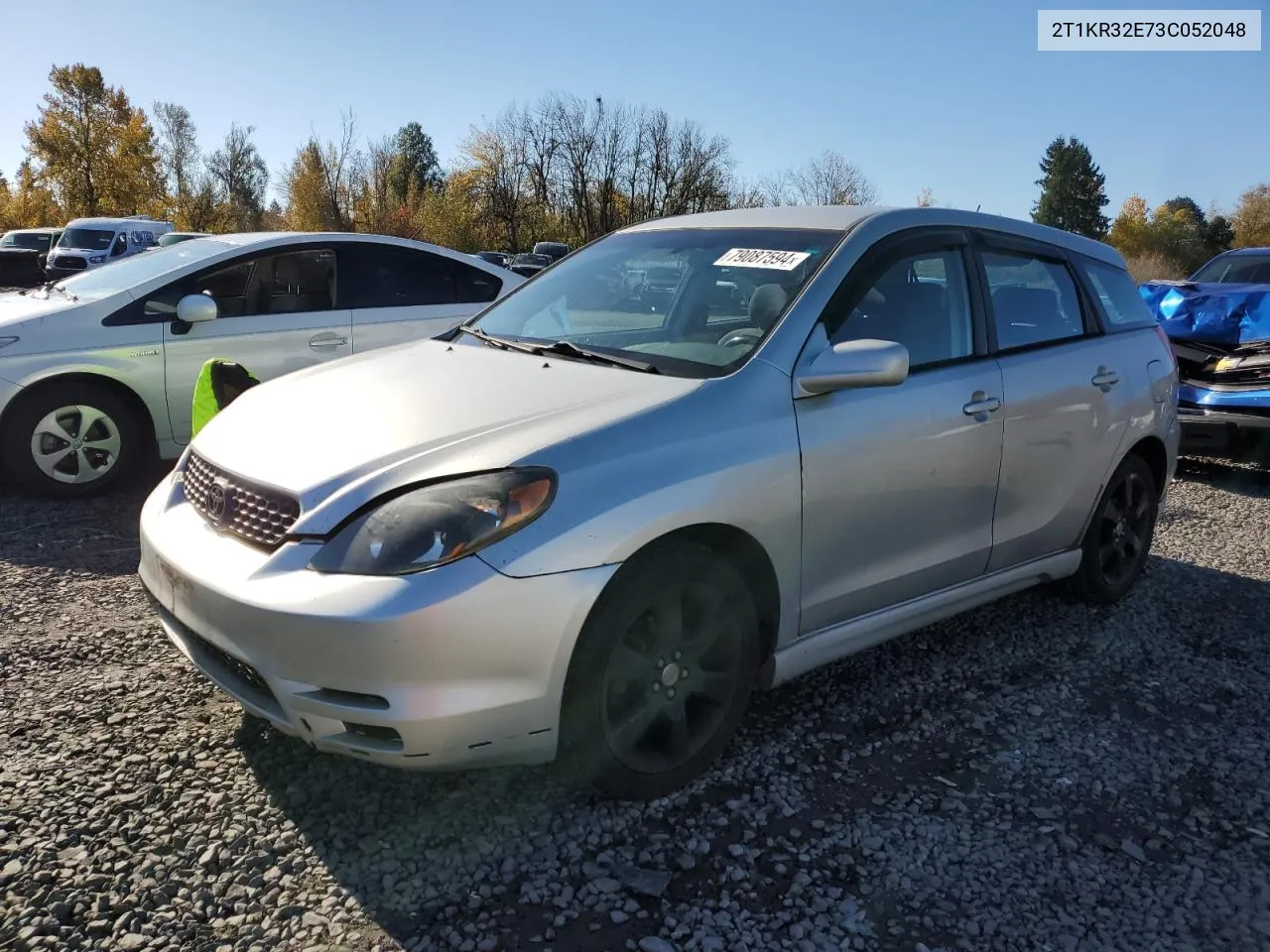 2003 Toyota Corolla Matrix Xr VIN: 2T1KR32E73C052048 Lot: 79087594