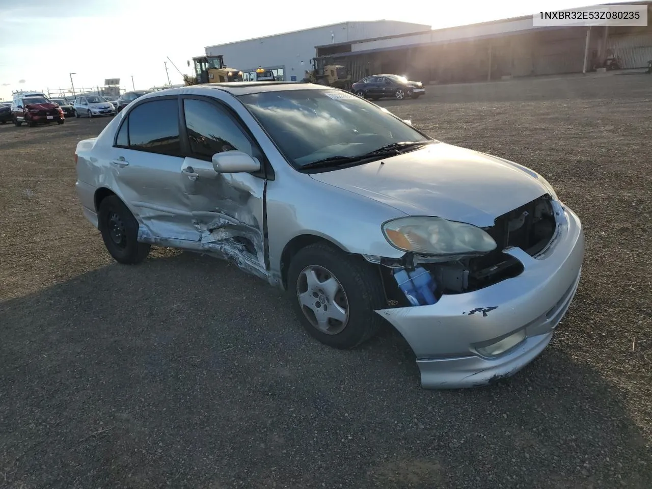 2003 Toyota Corolla Ce VIN: 1NXBR32E53Z080235 Lot: 79087864