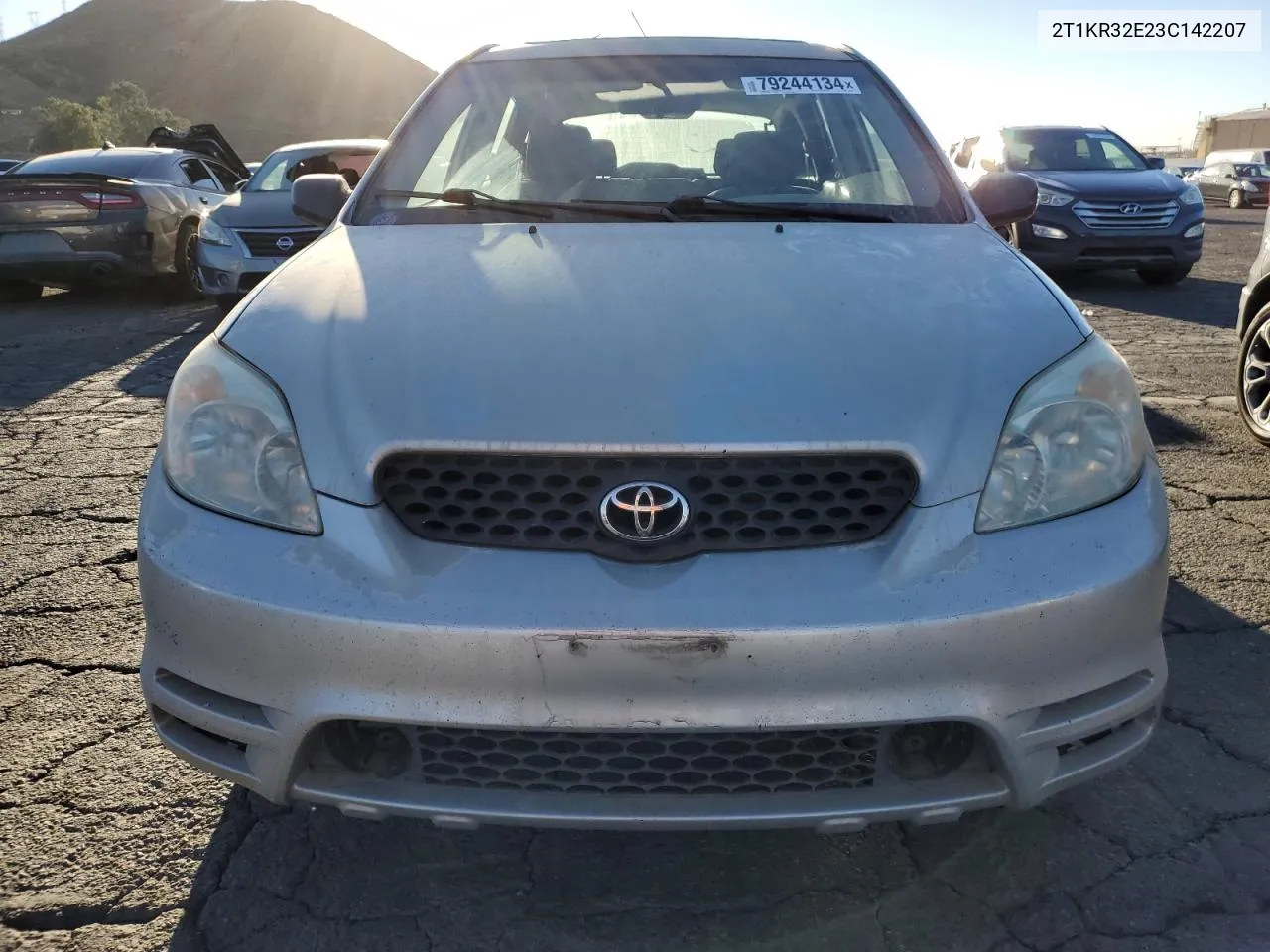 2003 Toyota Corolla Matrix Xr VIN: 2T1KR32E23C142207 Lot: 79244134