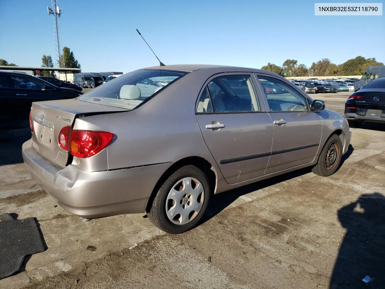 1NXBR32E53Z118790 2003 Toyota Corolla Ce