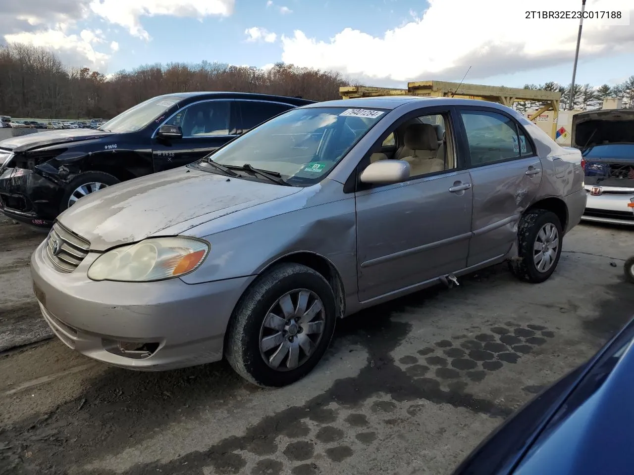 2003 Toyota Corolla Ce VIN: 2T1BR32E23C017188 Lot: 79401284