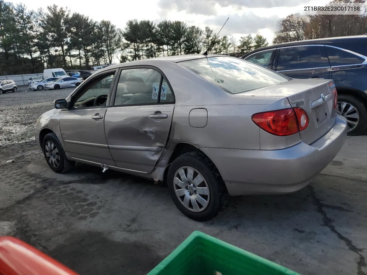 2003 Toyota Corolla Ce VIN: 2T1BR32E23C017188 Lot: 79401284