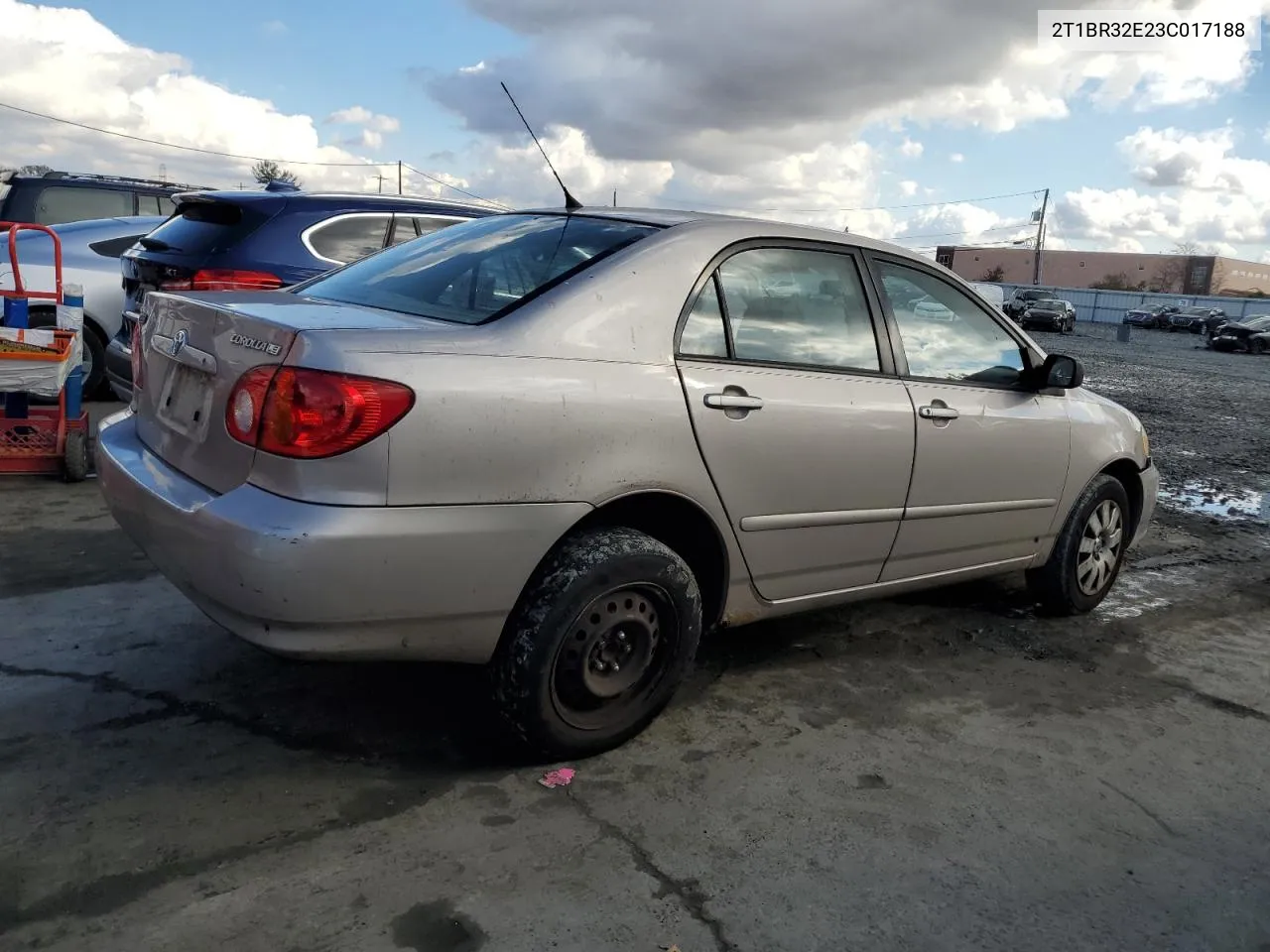 2003 Toyota Corolla Ce VIN: 2T1BR32E23C017188 Lot: 79401284