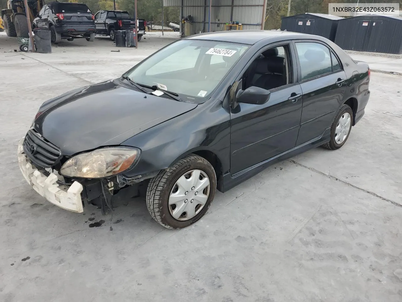 2003 Toyota Corolla Ce VIN: 1NXBR32E43Z063572 Lot: 79462784