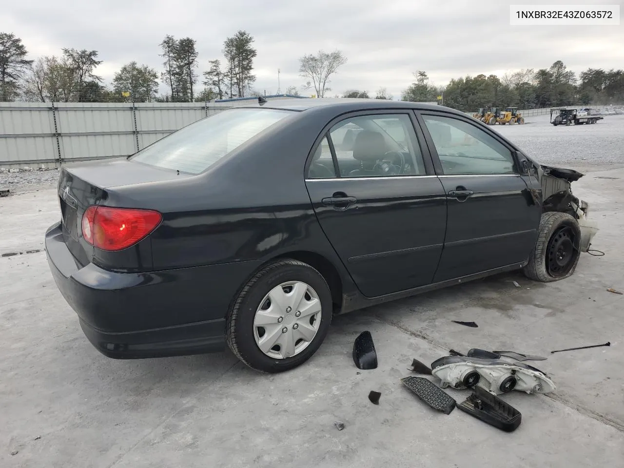 2003 Toyota Corolla Ce VIN: 1NXBR32E43Z063572 Lot: 79462784