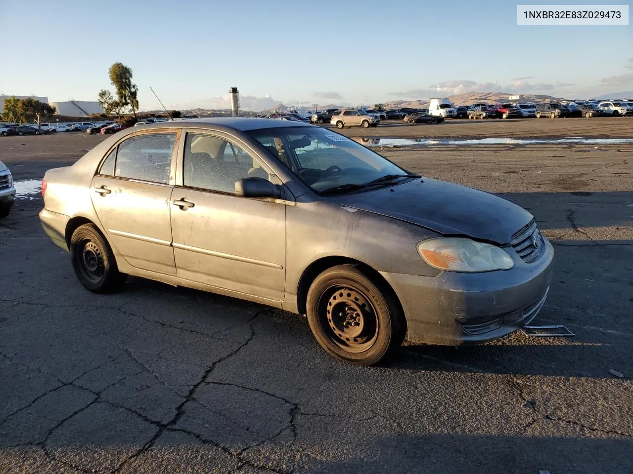 2003 Toyota Corolla Ce VIN: 1NXBR32E83Z029473 Lot: 79703534