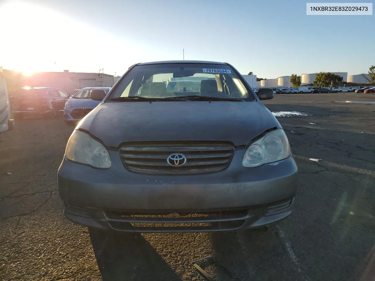 2003 Toyota Corolla Ce VIN: 1NXBR32E83Z029473 Lot: 79703534