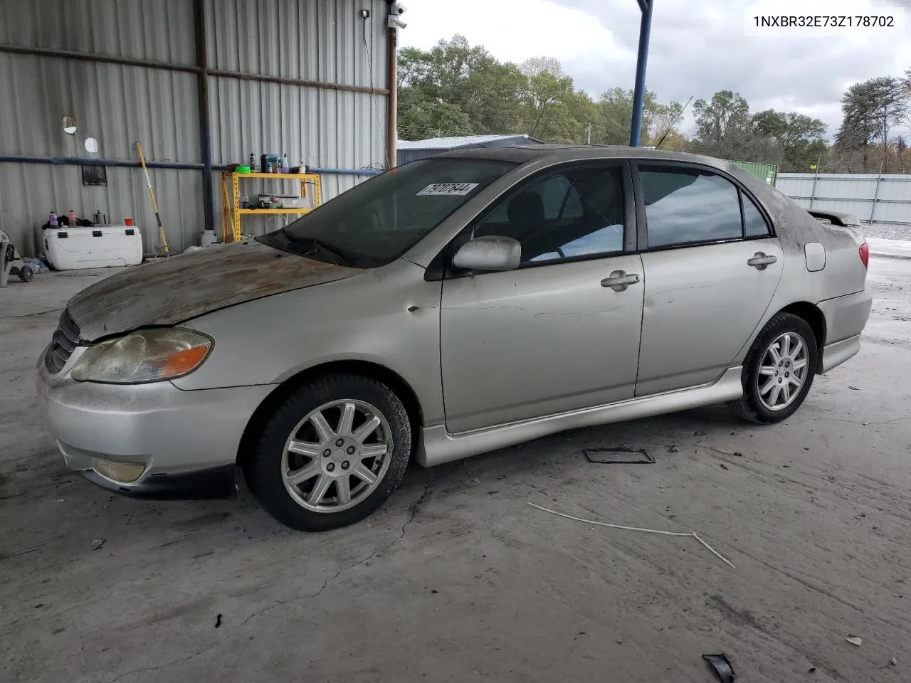 2003 Toyota Corolla Ce VIN: 1NXBR32E73Z178702 Lot: 79707644