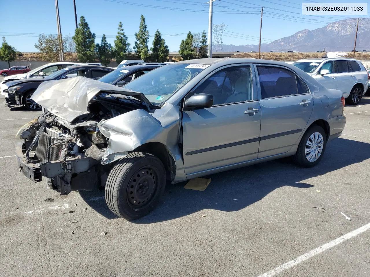 2003 Toyota Corolla Ce VIN: 1NXBR32E03Z011033 Lot: 79755924