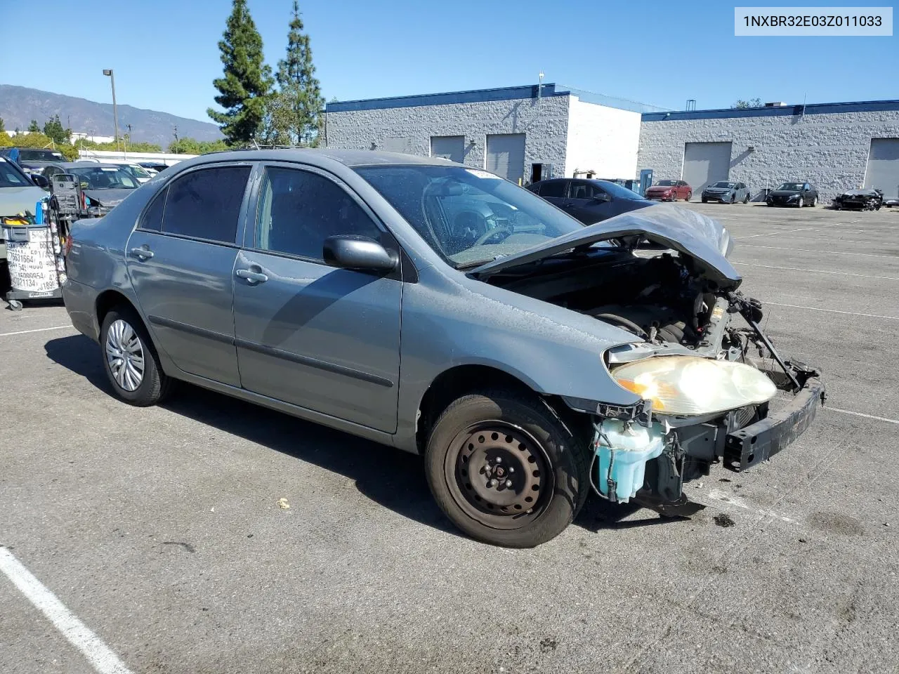 2003 Toyota Corolla Ce VIN: 1NXBR32E03Z011033 Lot: 79755924