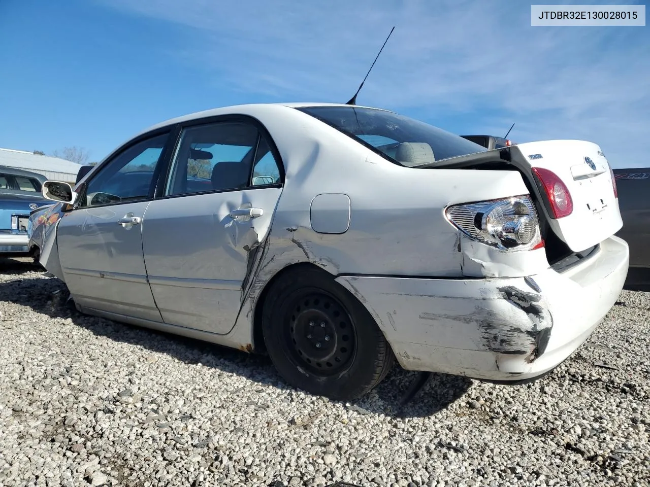 2003 Toyota Corolla Ce VIN: JTDBR32E130028015 Lot: 79875864