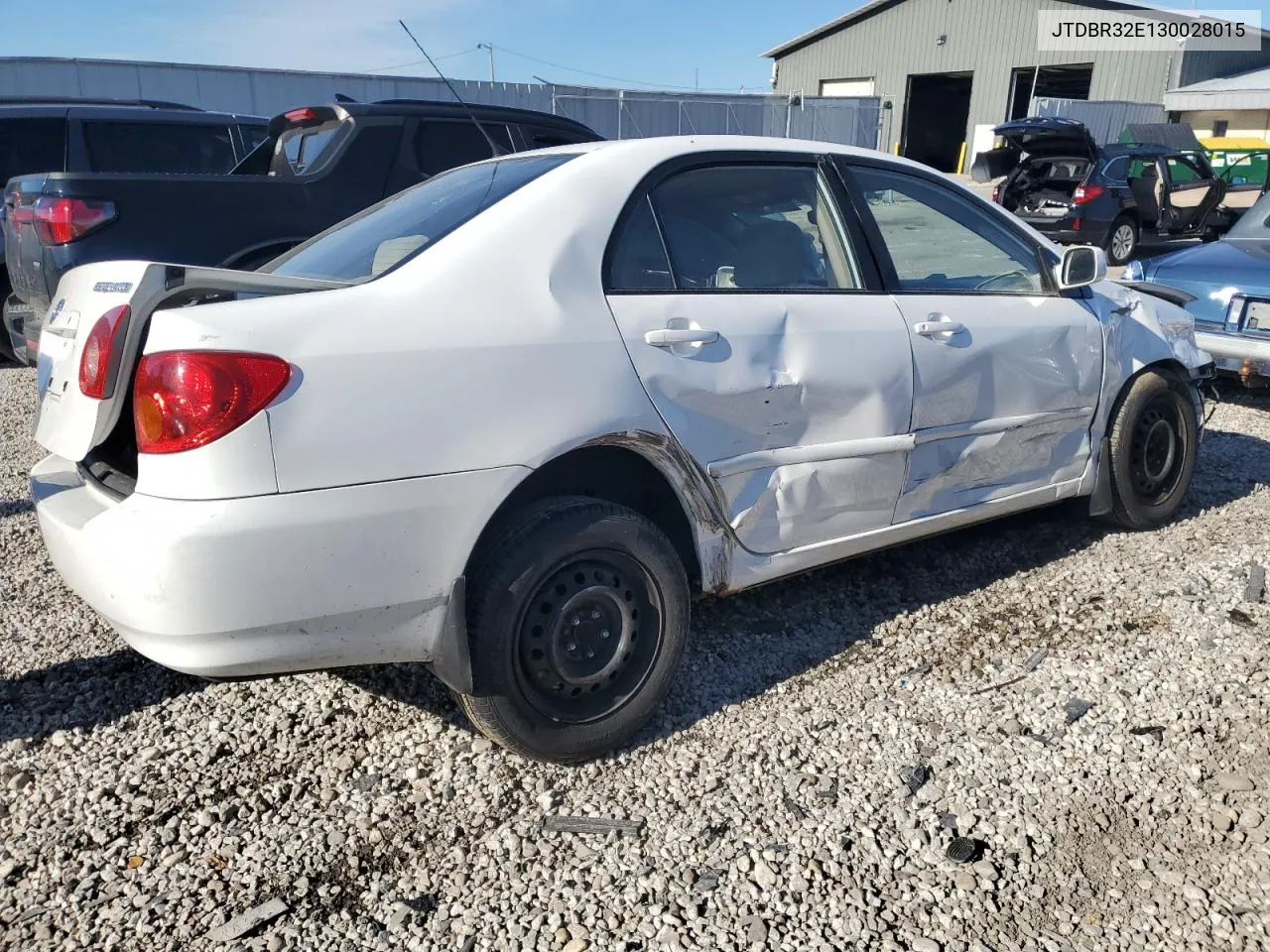 2003 Toyota Corolla Ce VIN: JTDBR32E130028015 Lot: 79875864