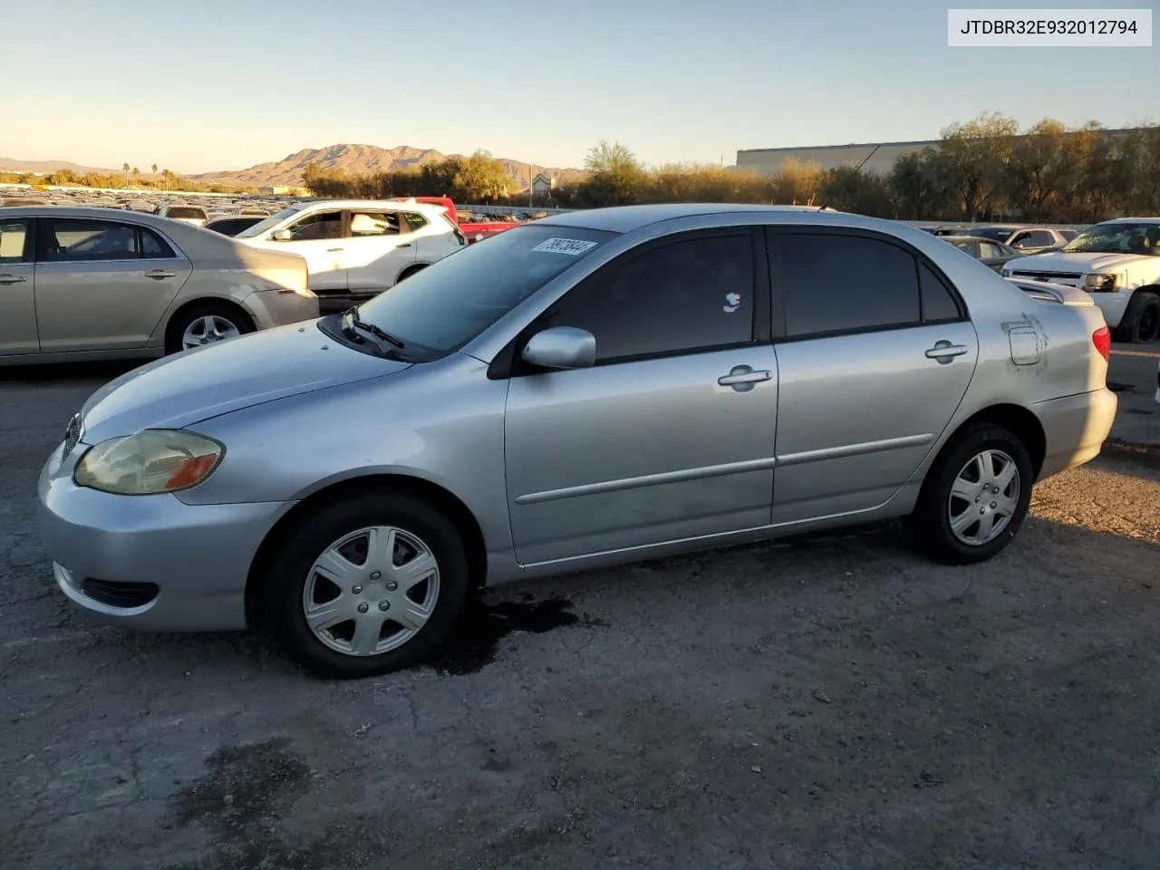 2003 Toyota Corolla Ce VIN: JTDBR32E932012794 Lot: 79973844