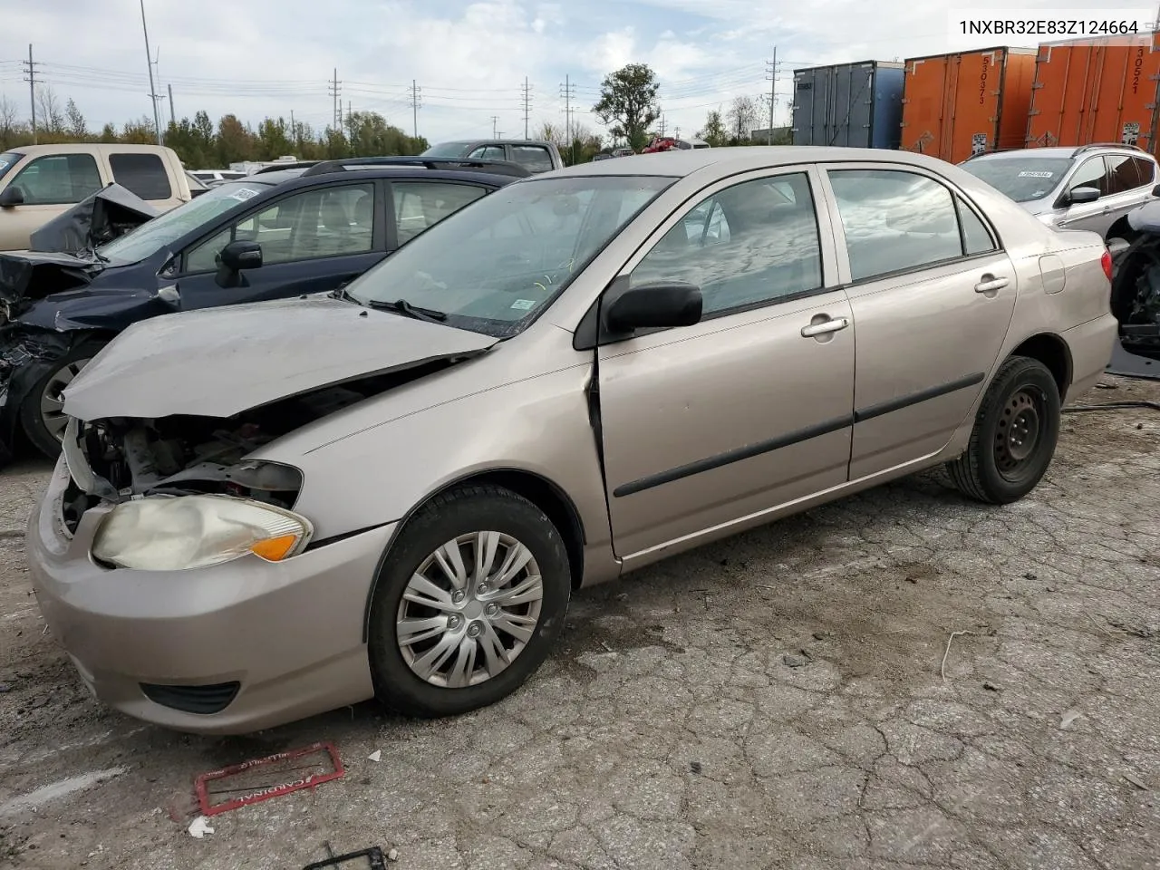 2003 Toyota Corolla Ce VIN: 1NXBR32E83Z124664 Lot: 80018514