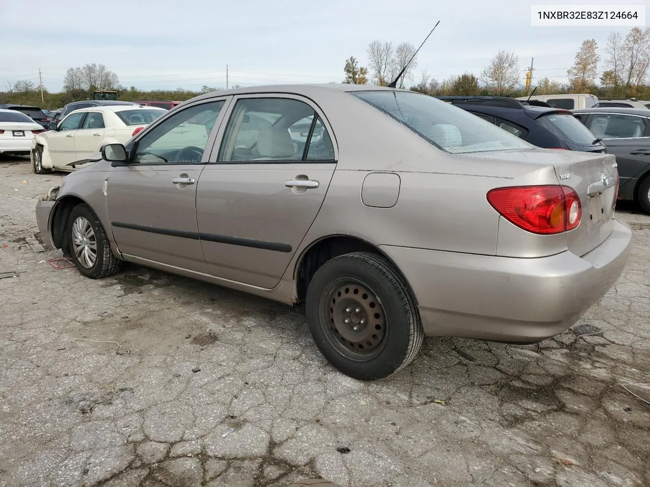 2003 Toyota Corolla Ce VIN: 1NXBR32E83Z124664 Lot: 80018514