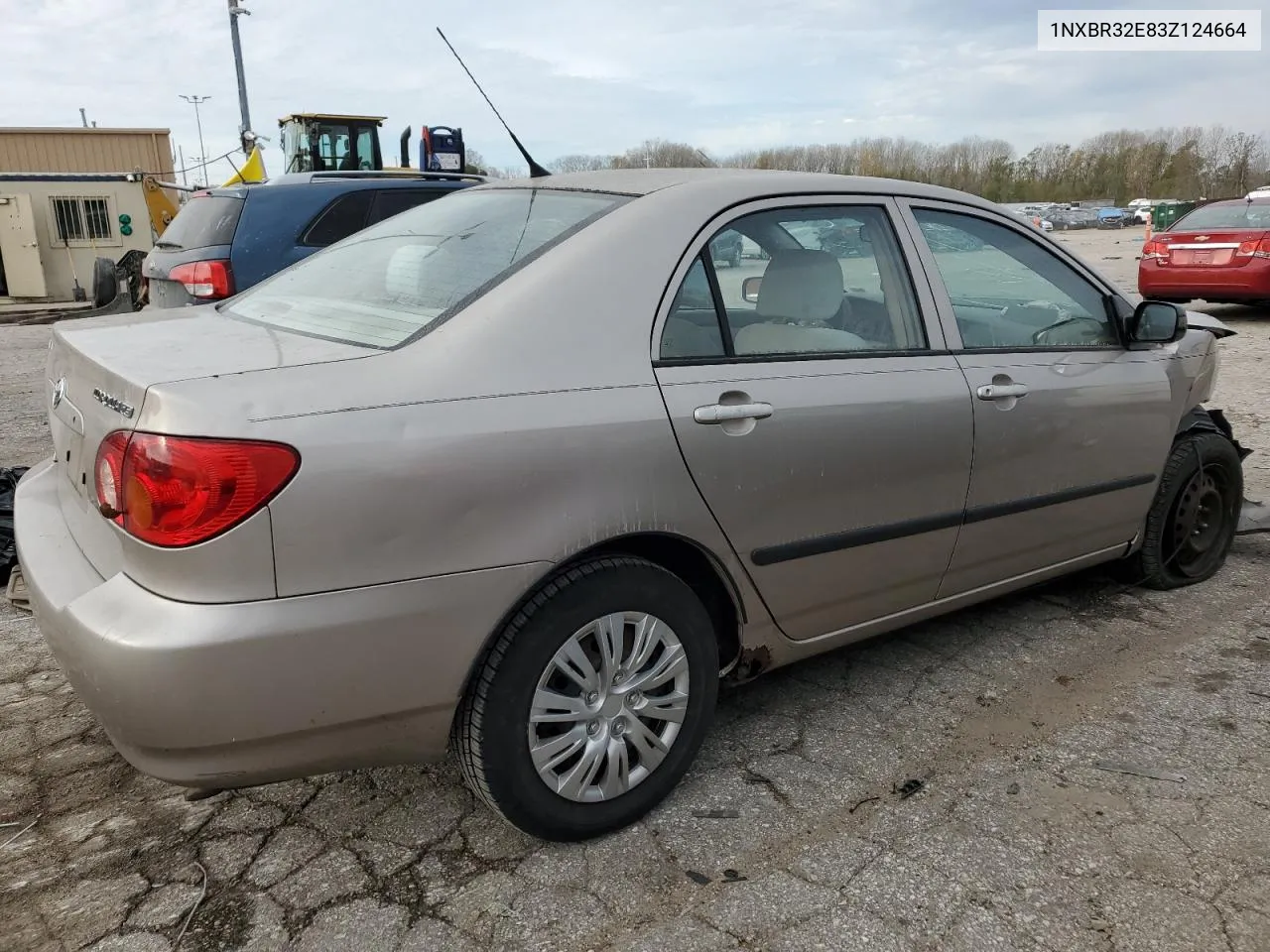 2003 Toyota Corolla Ce VIN: 1NXBR32E83Z124664 Lot: 80018514