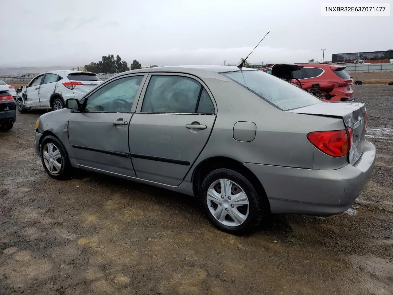 2003 Toyota Corolla Ce VIN: 1NXBR32E63Z071477 Lot: 80126924