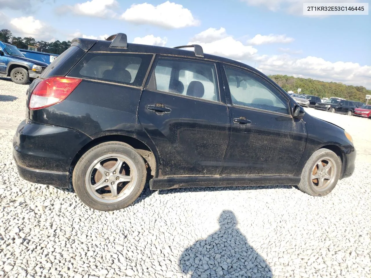 2003 Toyota Corolla Matrix Xr VIN: 2T1KR32E53C146445 Lot: 80201114