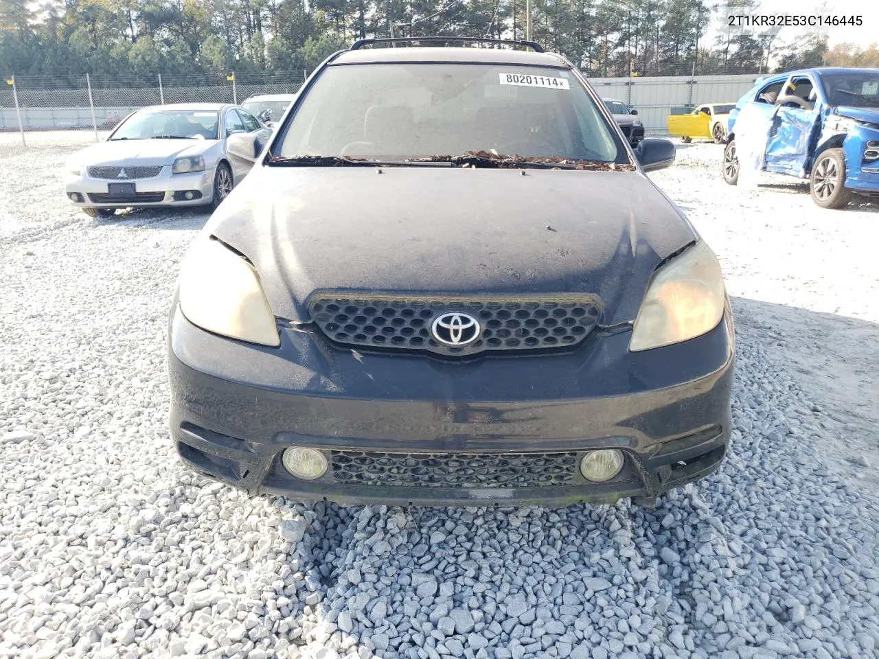 2003 Toyota Corolla Matrix Xr VIN: 2T1KR32E53C146445 Lot: 80201114