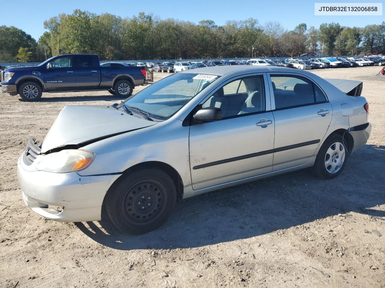 2003 Toyota Corolla Ce VIN: JTDBR32E132006858 Lot: 80550644