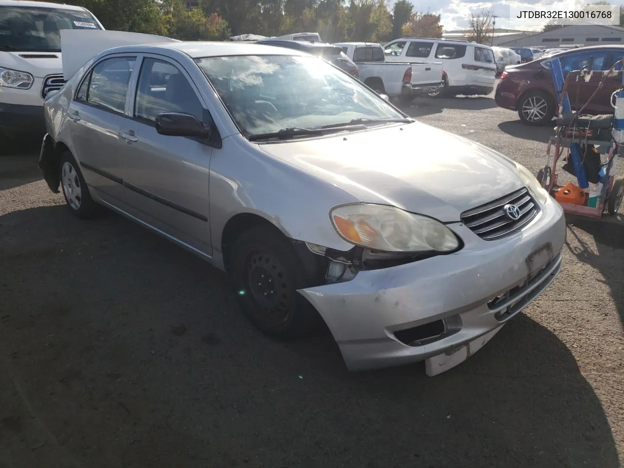 2003 Toyota Corolla Ce VIN: JTDBR32E130016768 Lot: 80657474